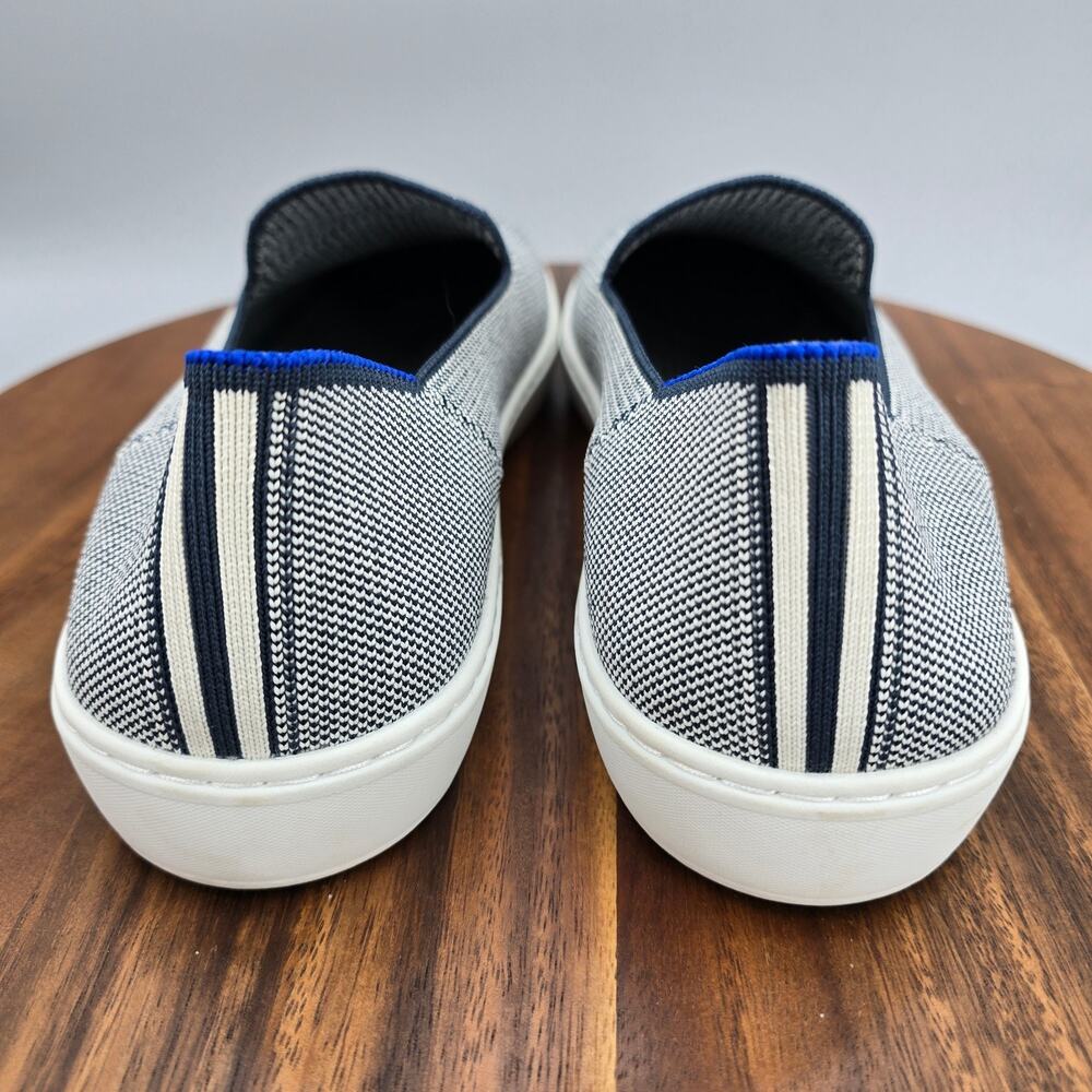 Rothy's Slip On Sneakers Women's 11 Blue Gray Knit Original Casual Comfort Shoes - Picture 4 of 8